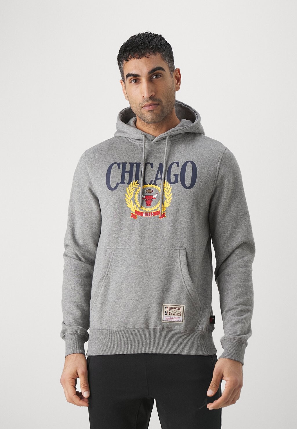 

Team Nba Chicago Bulls Collegiate Hoodie Mitchell & Ness, цвет grey