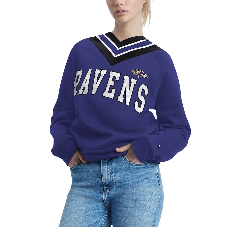 

Свитер Tommy Hilfiger Baltimore Ravens, фиолетовый