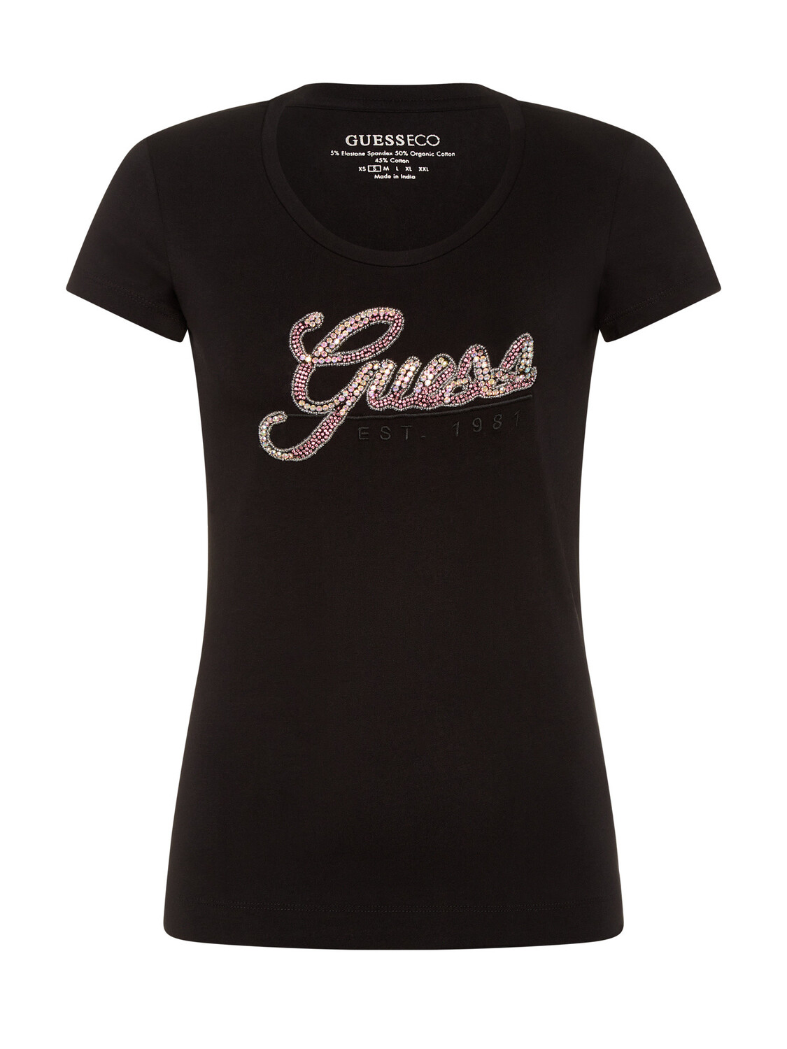 

Guess футболка с логотипом, черный