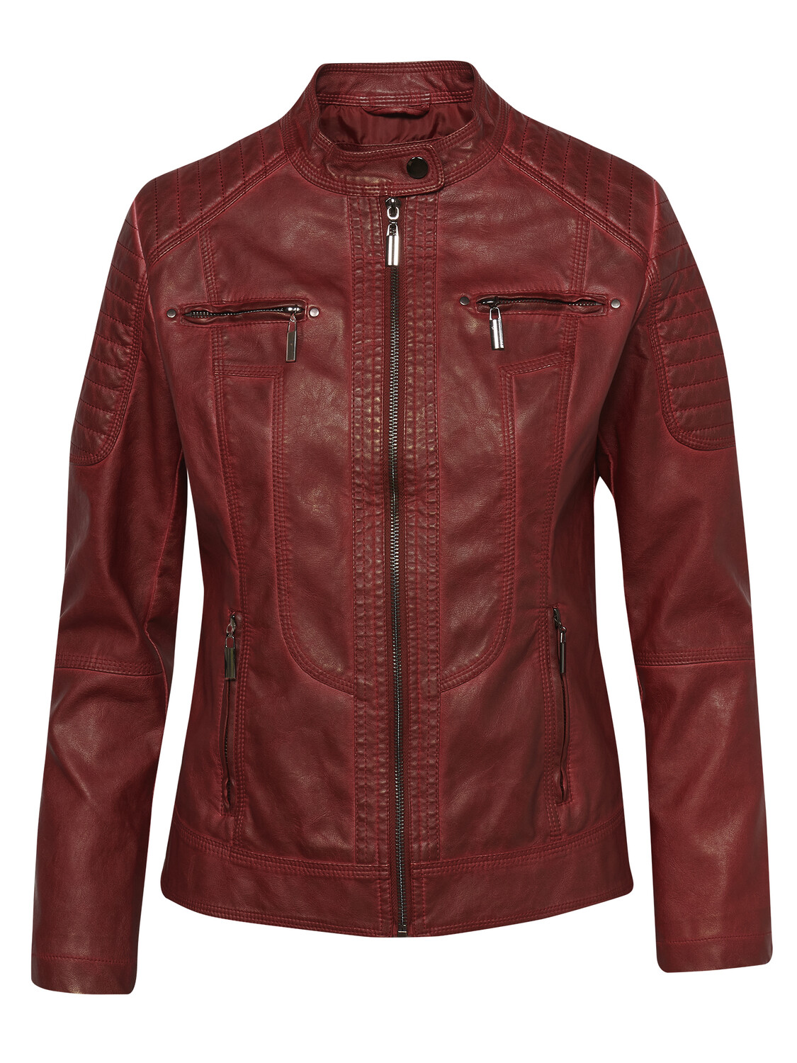 

Кожаная куртка KOROSHI Leder Effektjacke, красный