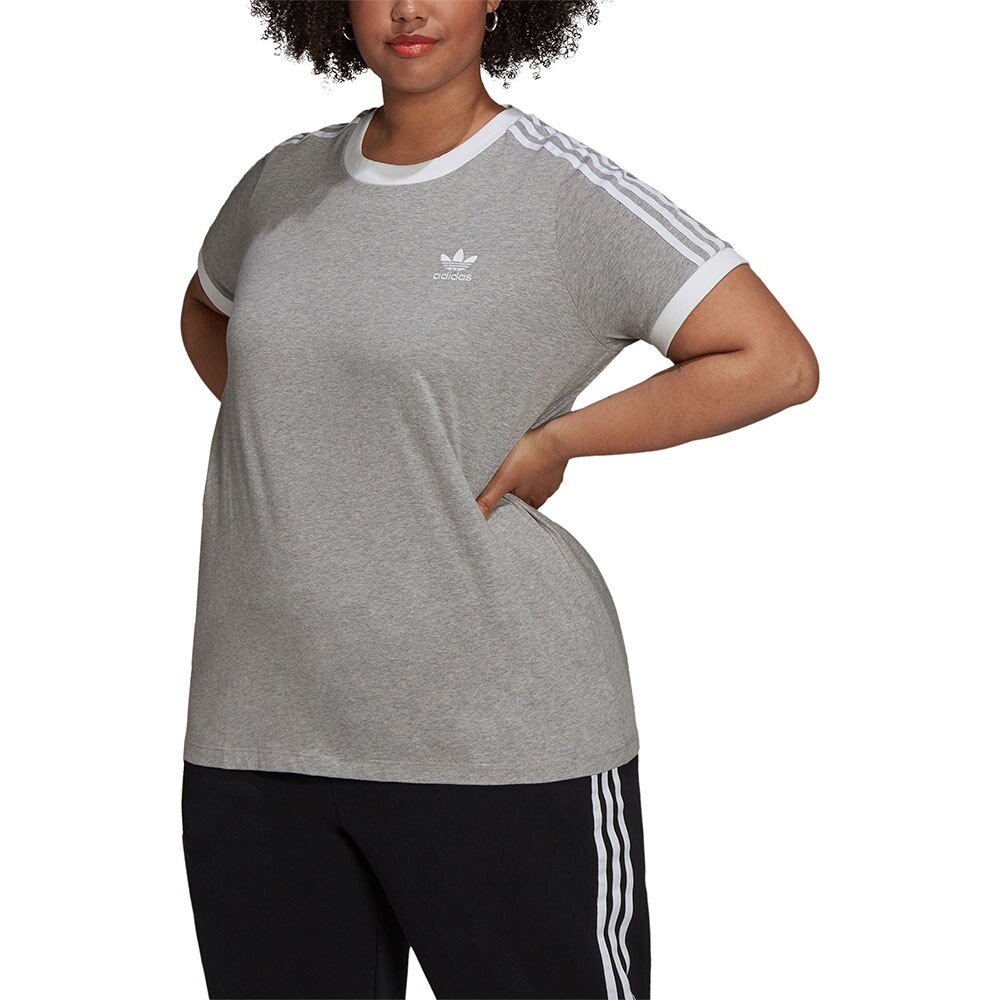 

Футболка adidas Originals 3 Stripes Big, серый