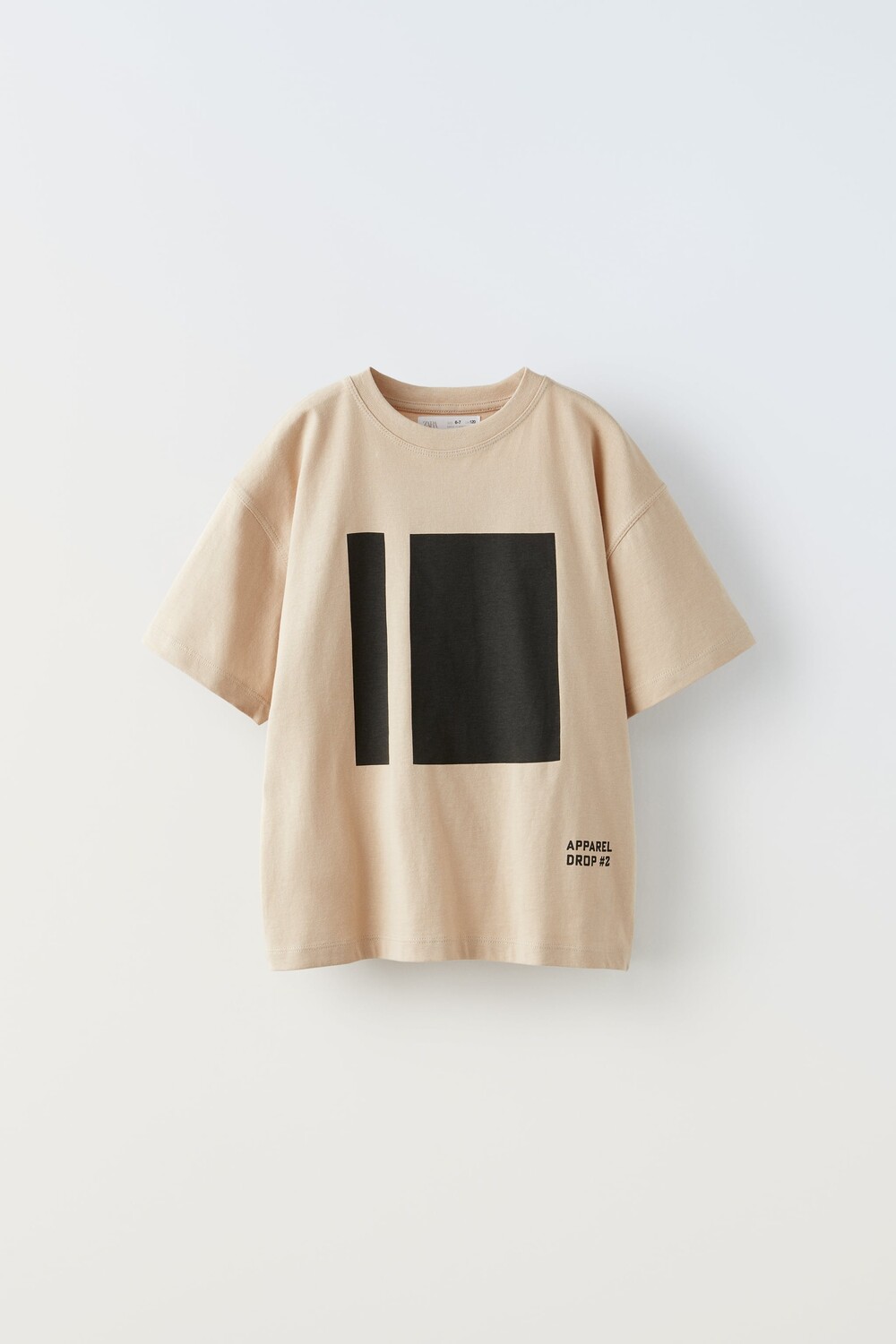

Футболка «позитивный тур» Zara, выцветший розовый