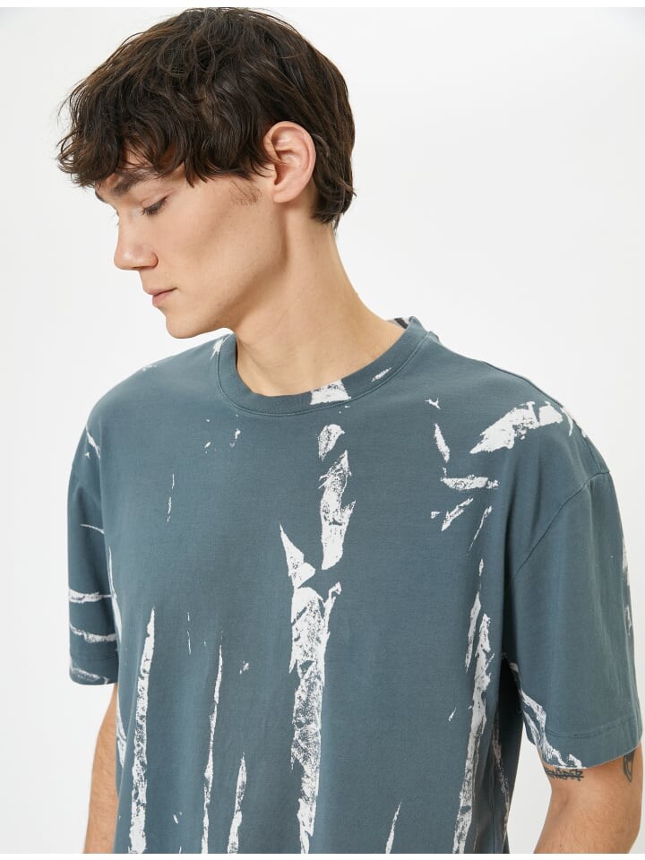 

Футболка KOTON T shirt, цвет grau gemustert