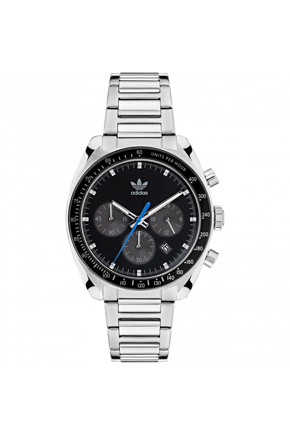 

Модные аналоговые часы Edition One Chrono из нержавеющей стали — Aofh22006 adidas Originals, черный