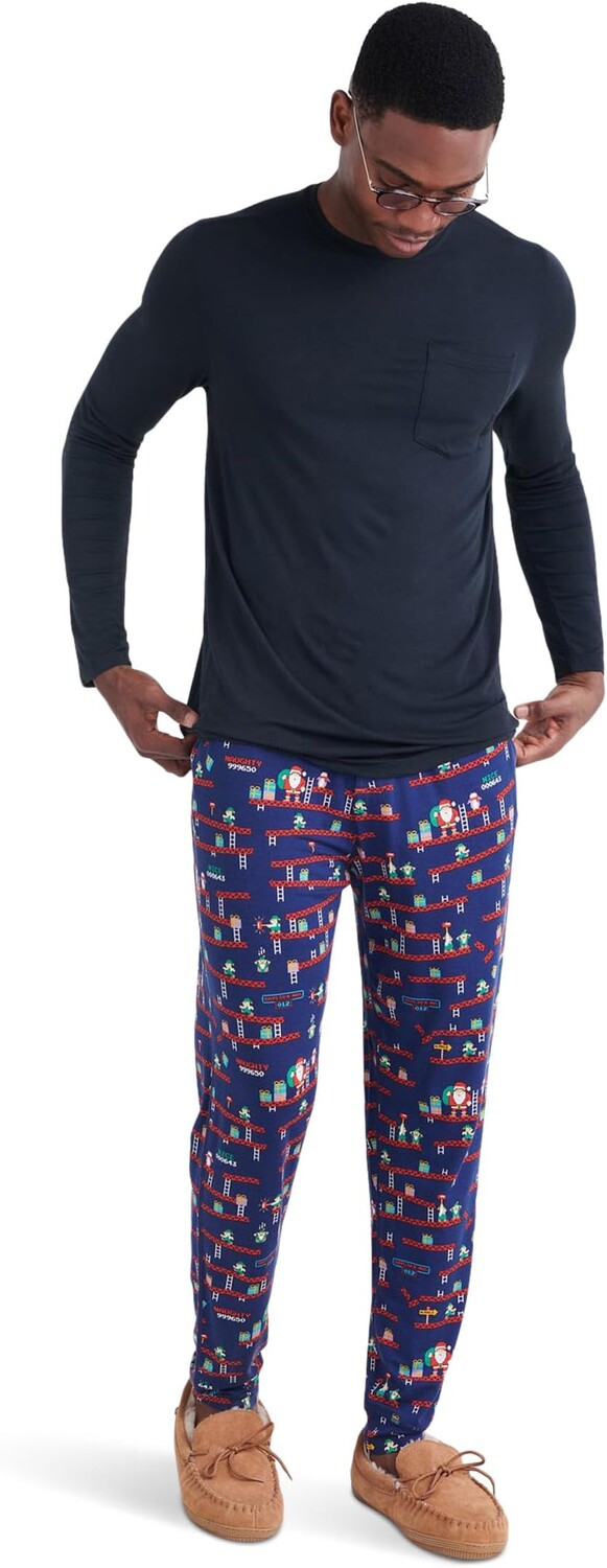 

Пижамные брюки SAXX UNDERWEAR Snooze Pants, цвет Santa's Workshop/Navy