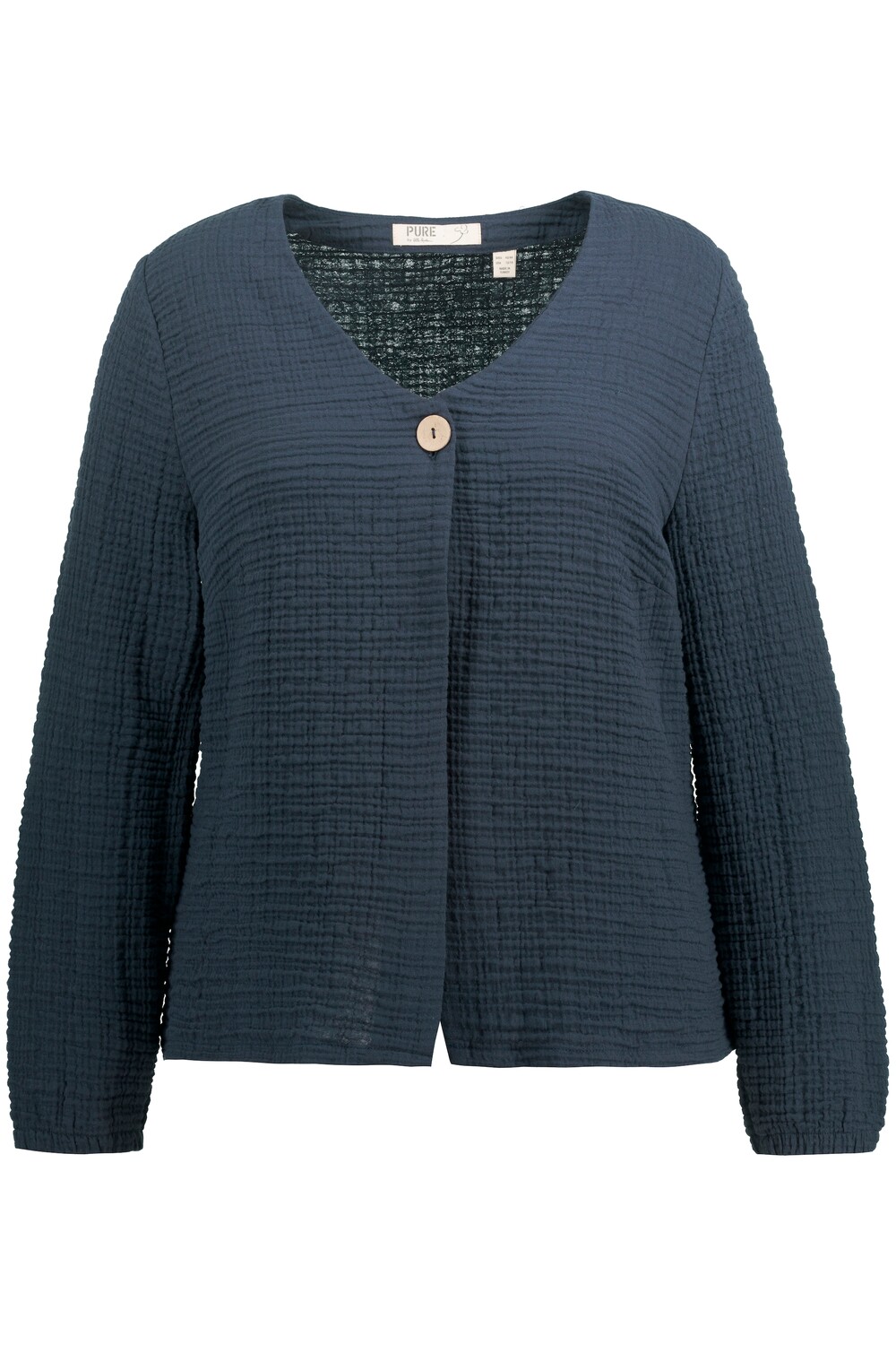 

Блуза Ulla Popken njacke, цвет dunkles marine
