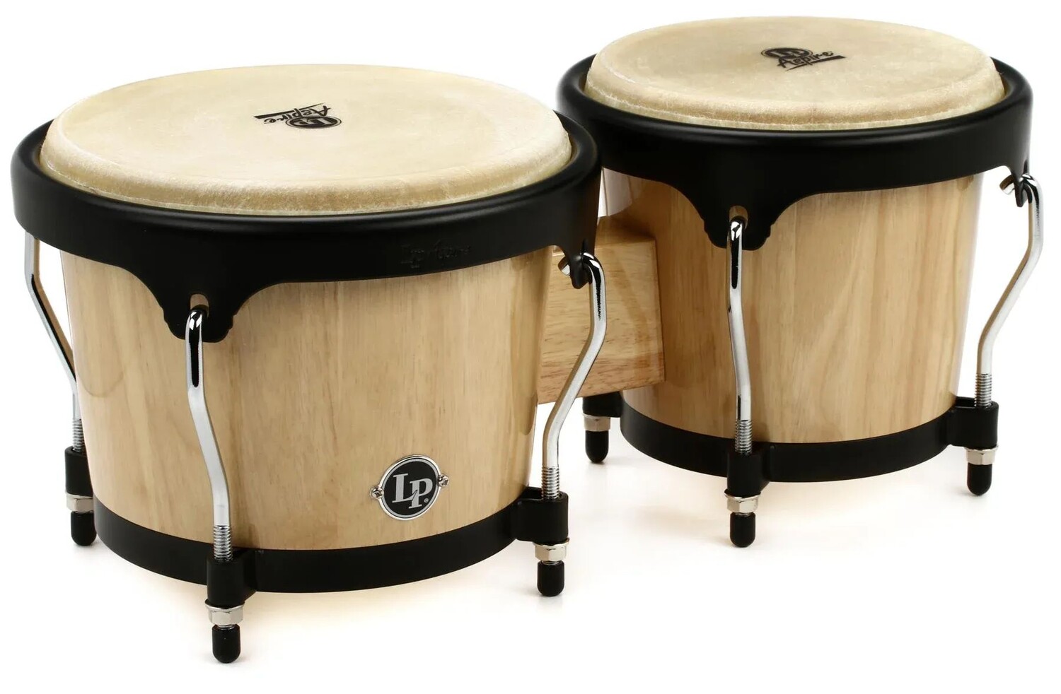 

Деревянные бонги Latin Percussion Aspire — натуральные, с черной фурнитурой