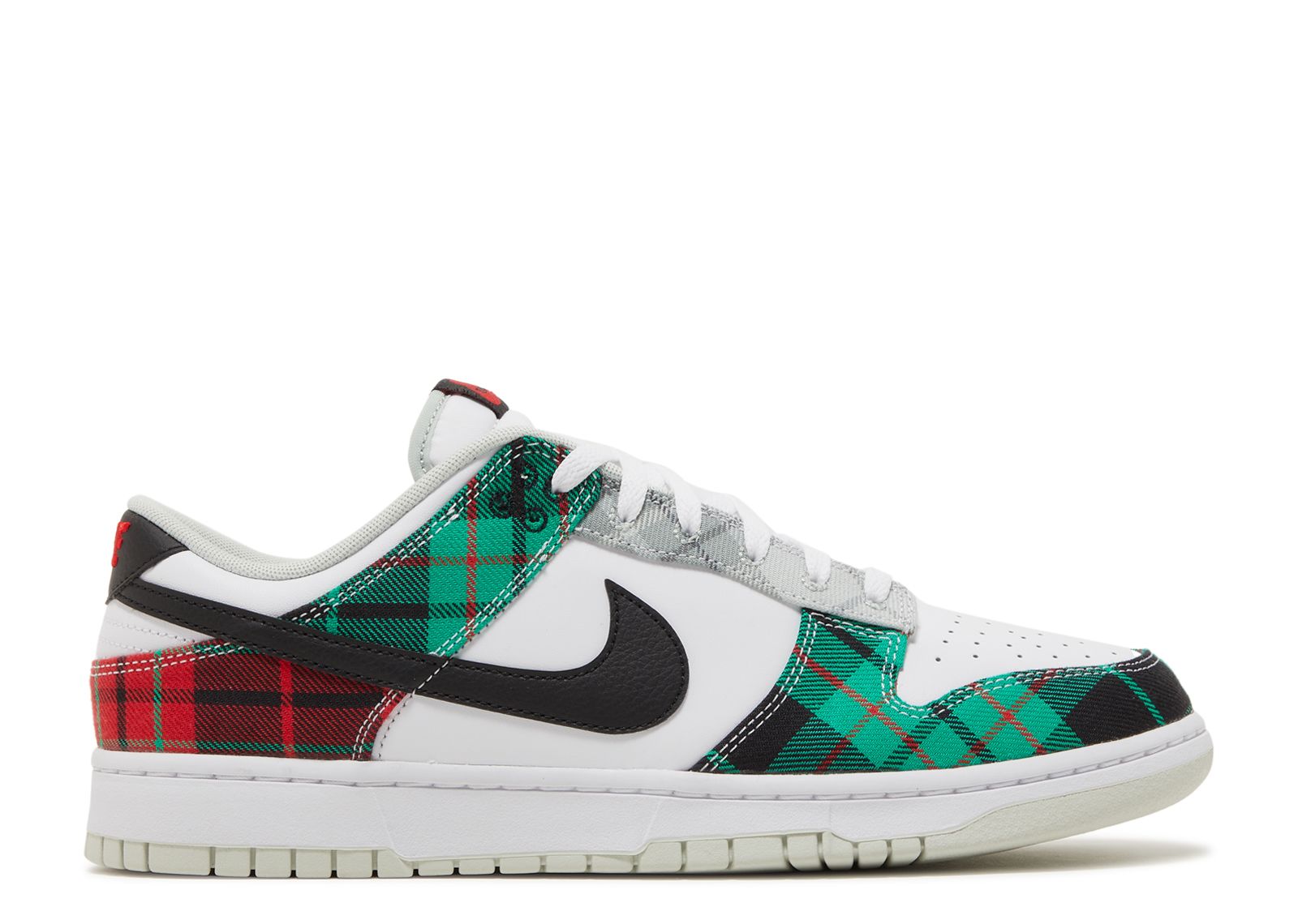 

Кроссовки Nike Dunk Low Premium 'Tartan Plaid', белый, Белый;черный