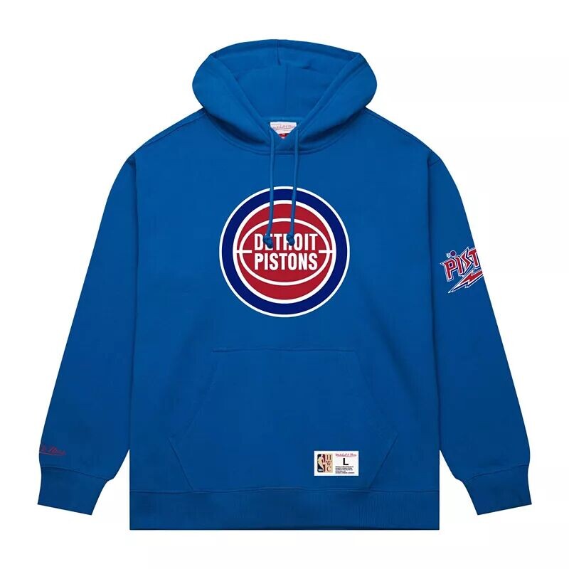 

Мужская толстовка с капюшоном Mitchell & Ness Detroit Pistons Royal