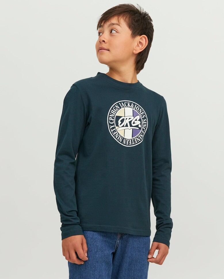 

Футболка с длинным рукавом для мальчика Jack & Jones, темно-зеленый