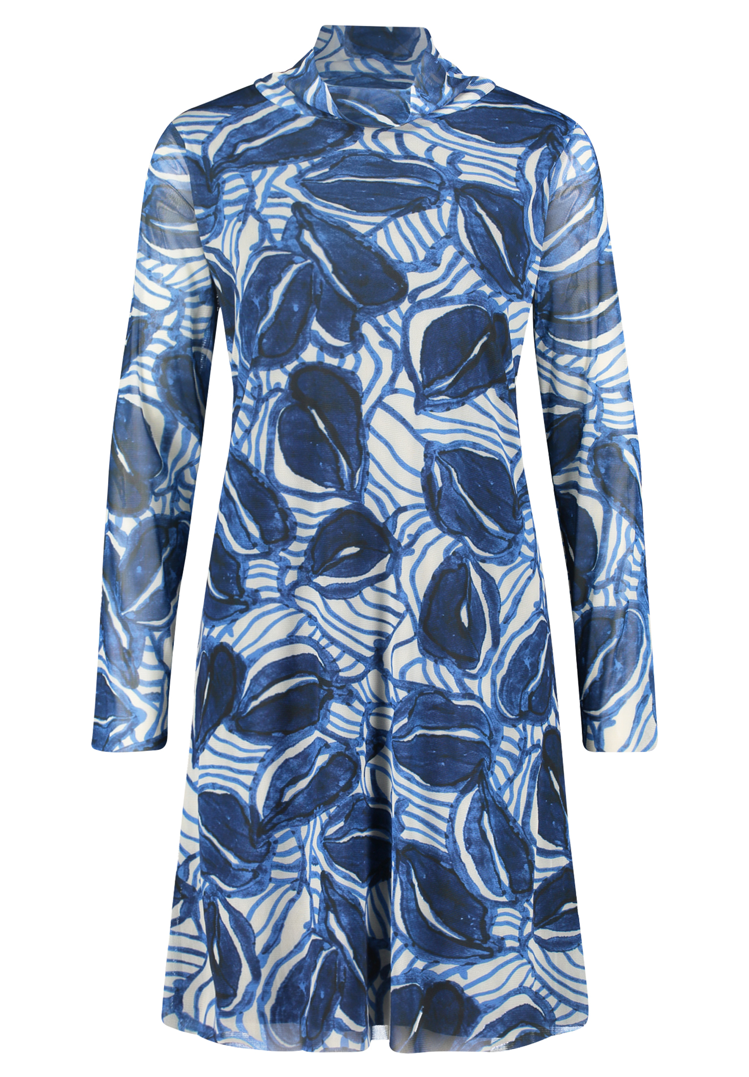 Платье CARTOON Casual mit Stehkragen, синий