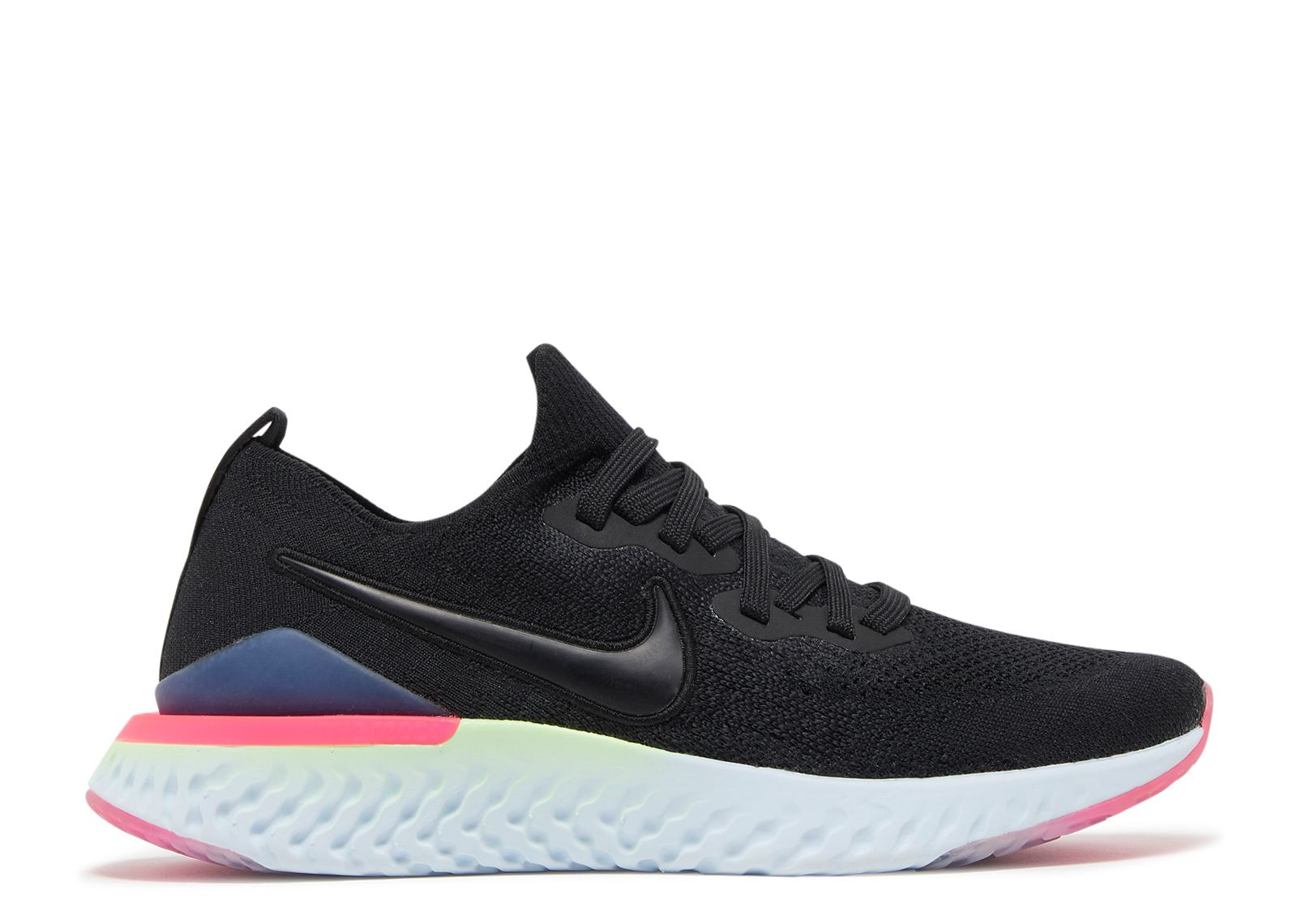 Кроссовки Nike Wmns Epic React Flyknit 2 'Pixel', черный кроссовки nike epic react flyknit 2 lime blast белый