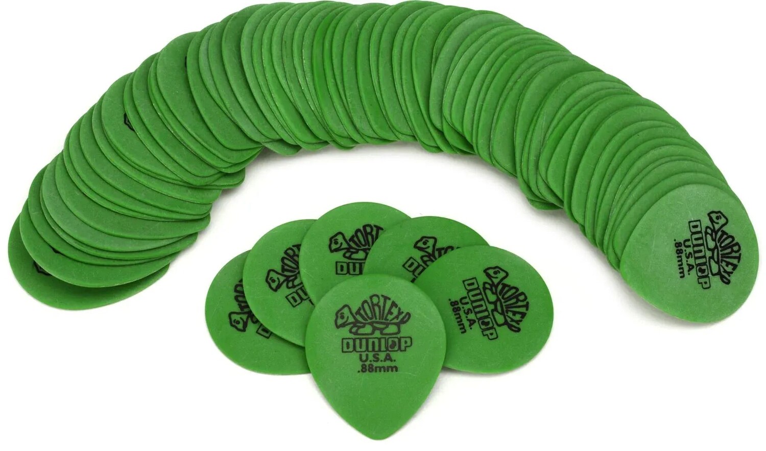 

Медиаторы Dunlop 413R088 Tortex Teardrop, зеленые, 0,88 мм (72 шт.)