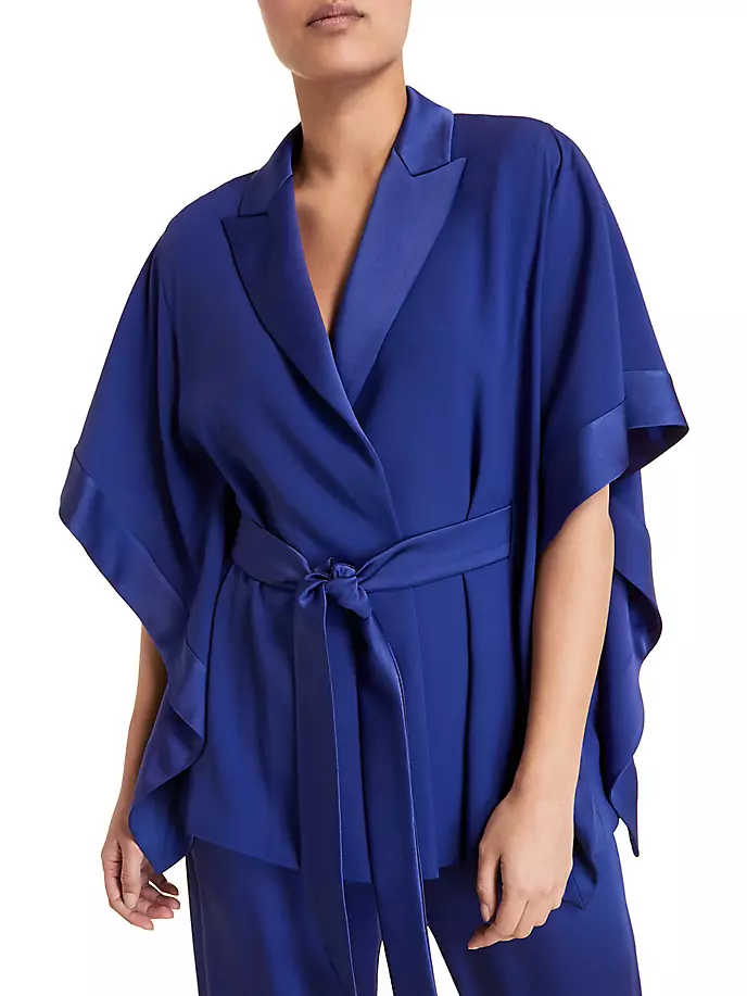 

Куртка Elegante Flavia Frisottino с запахом Marina Rinaldi, Plus Size, синий