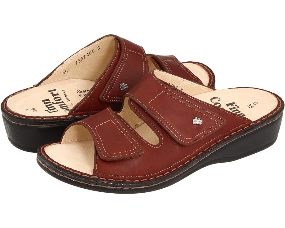 Сандалии Finn Comfort Jamaica - 82519, цвет Brandy Country Soft Footbed