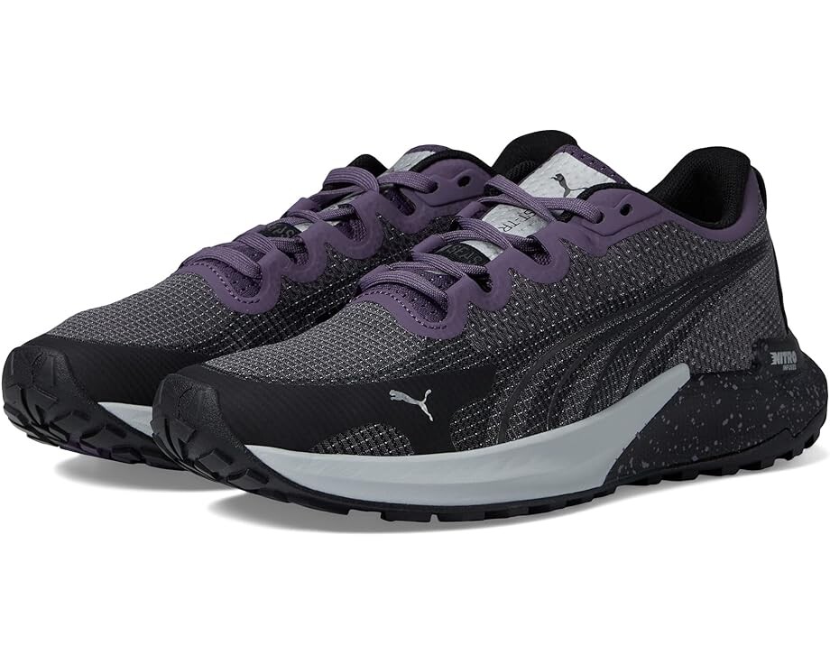 Кроссовки PUMA Fast-Trac Nitro, цвет Purple Charcoal/Puma Black кроссовки puma fast trac nitro цвет puma black metallic silver