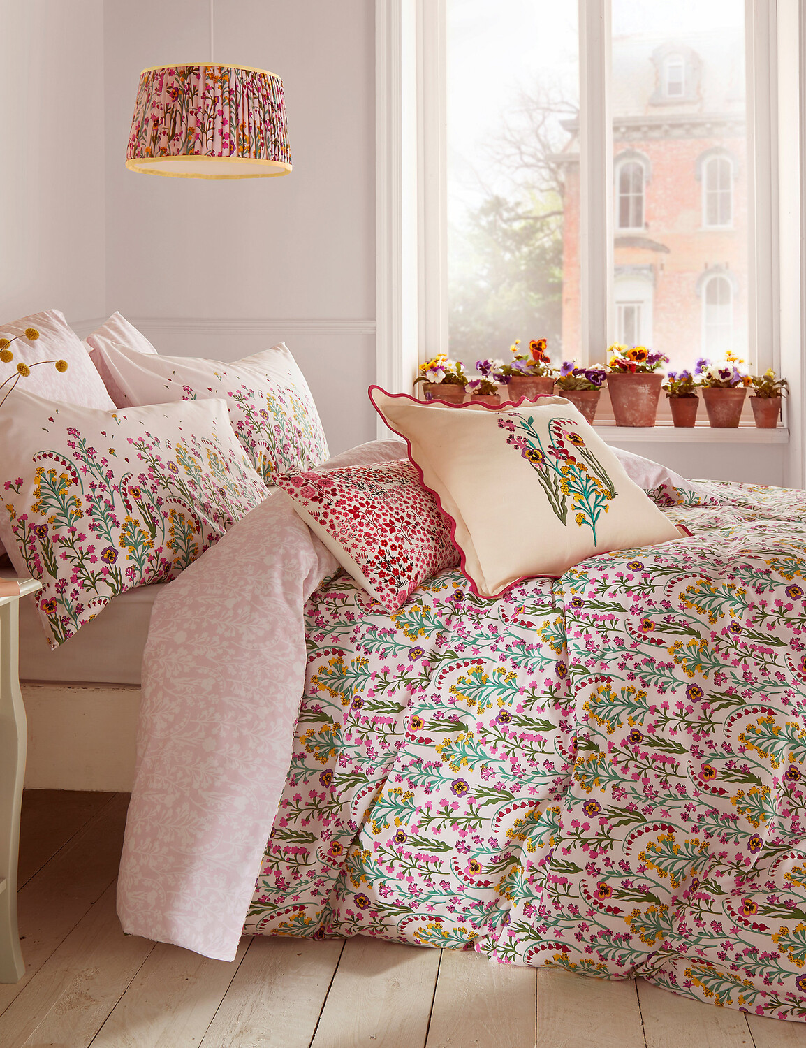 

Комплект постельного белья Pansy из чистого хлопка Cath Kidston, крем