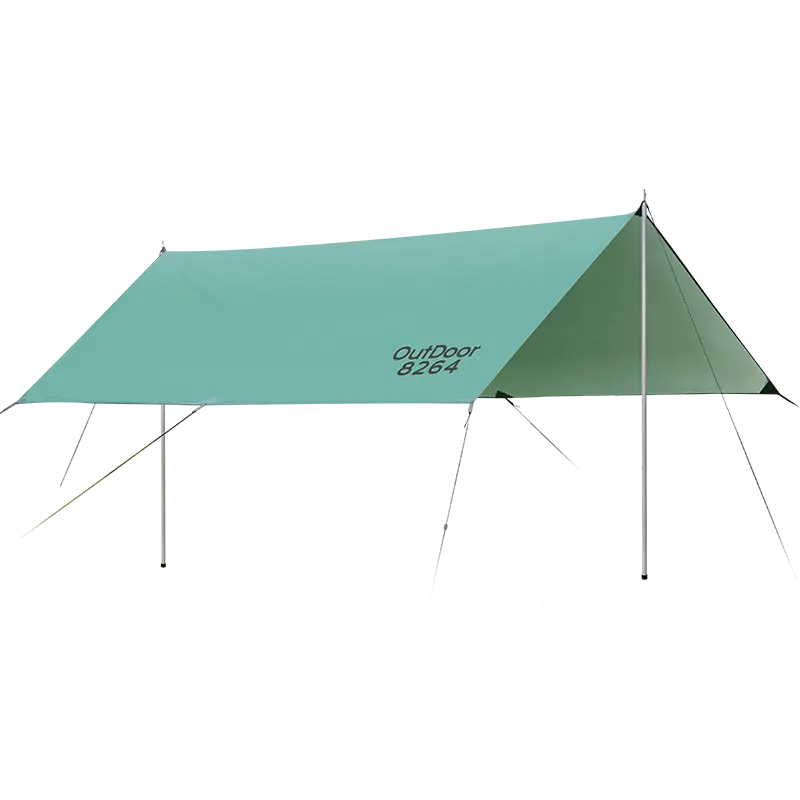 

Уличная палатка с серебряным напылением Camel, походный тент 1J32263960, зеленый в стиле милитари