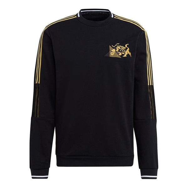 цена Толстовка adidas Juve Cny Cr Swt Football Sports Embroidery Crew Neck Men's Black, черный