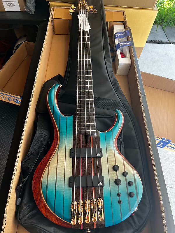 цена Басс гитара Ibanez BTB1935-CIL Bass Workshop Premium 5-String Bass 2023 - Present - Caribbean Islet Low Gloss
