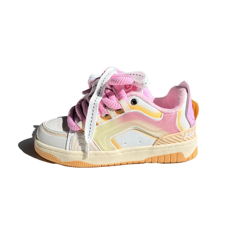 

Кроссовки STUR YSN Skateboarding Shoes Unisex Low-top, цвет Mandarin duck (random color of left and right feet)