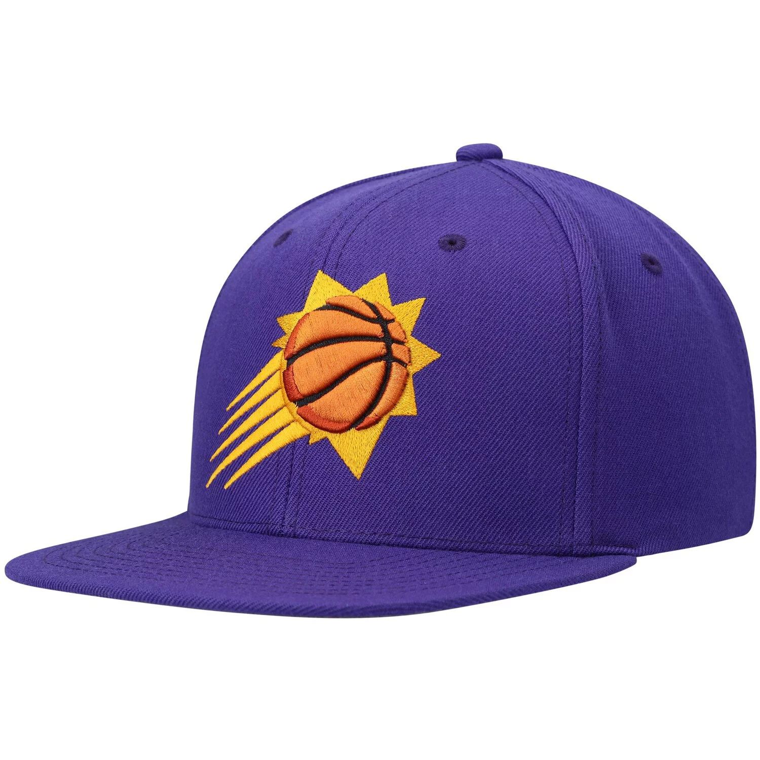 Мужская фиолетовая кепка Mitchell & Ness Phoenix Suns Ground 2.0 Snapback