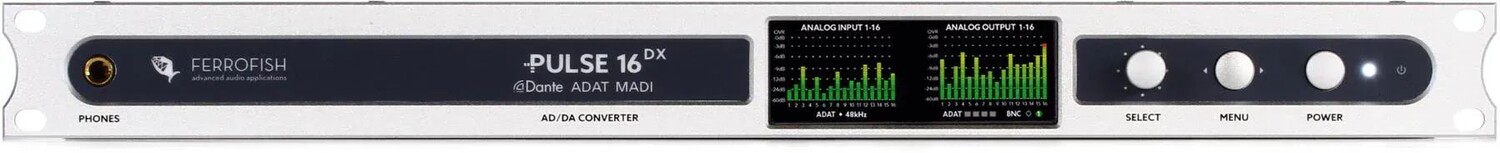 

Ferrofish Pulse 16 DX 16 x 16 AD/DA преобразователь с Dante, MADI и ADAT