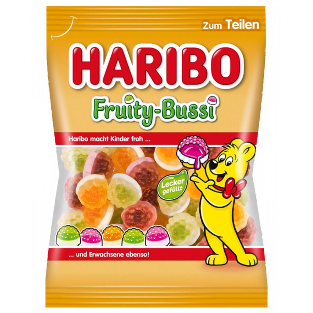 

Жевательная резинка Haribo Fruity Bussi с фруктово-сахарной начинкой 175г