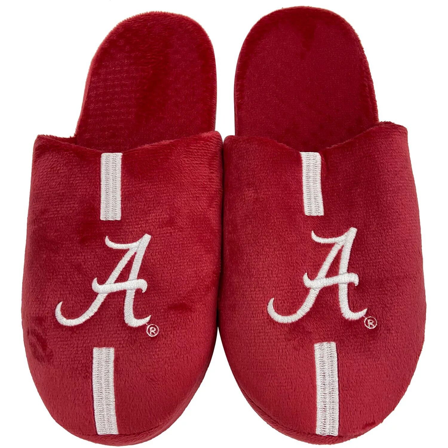 

Молодежные тапочки в полоску FOCO Alabama Crimson Tide Team Unbranded