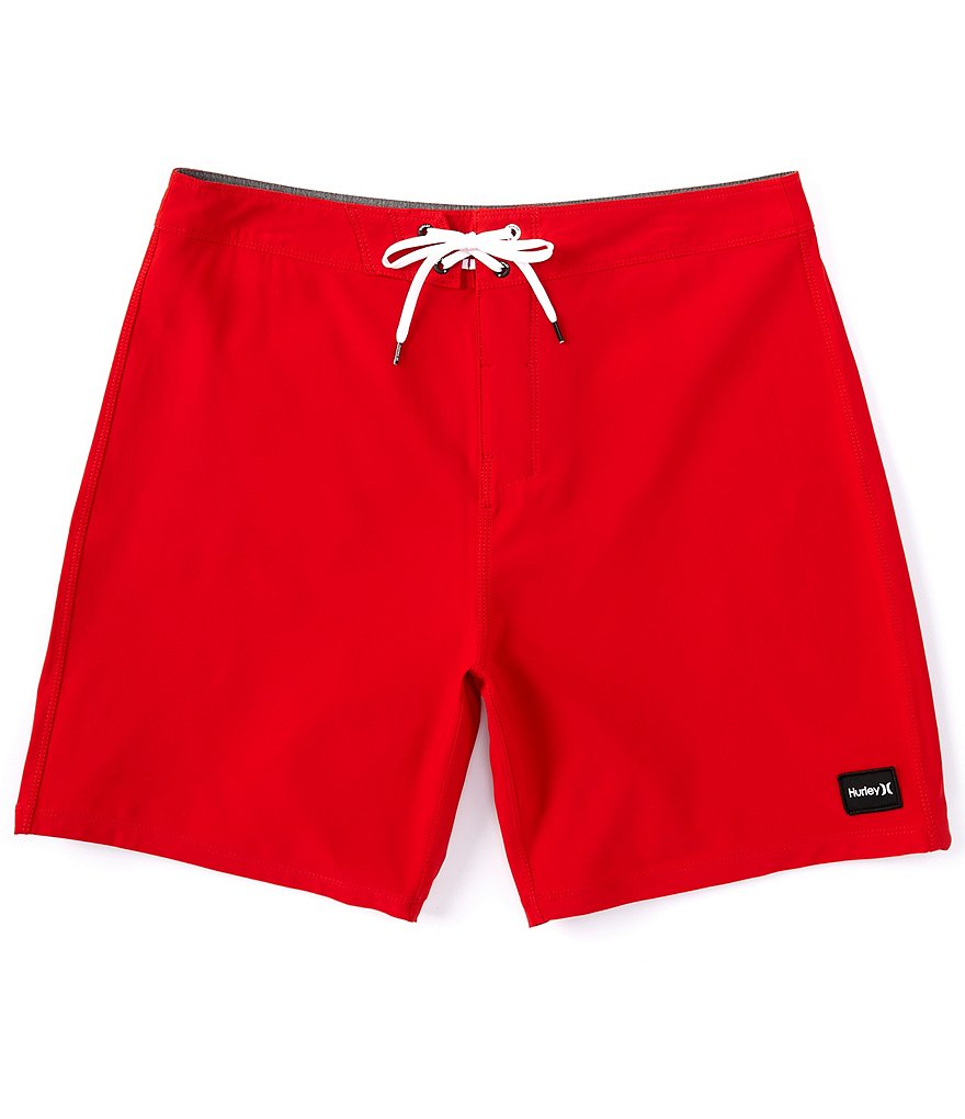 

Hurley Phantom Eco One And Only Solid 18 Шорты для доски с внешним швом, красный