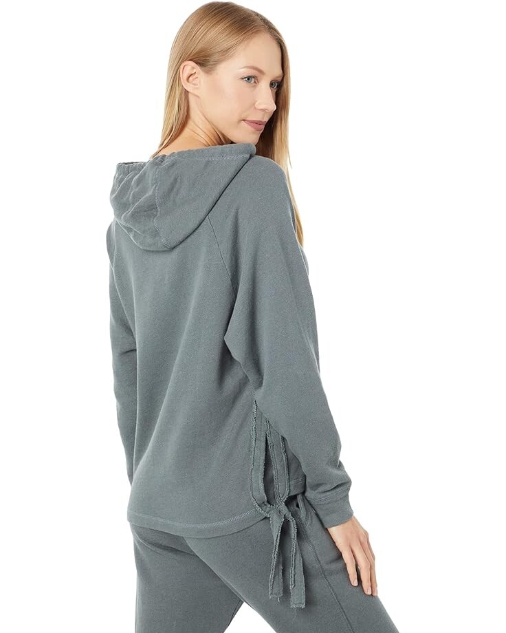 

Худи Chaser Linen French Terry Side Tie Pullover Hoodie, цвет Shrub