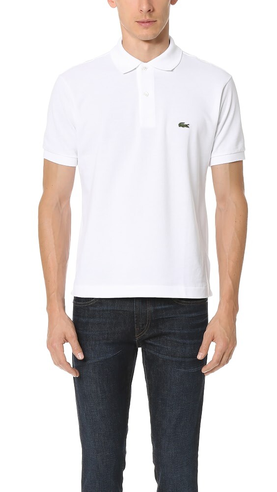 

Поло Lacoste Original Cotton Pique, белый