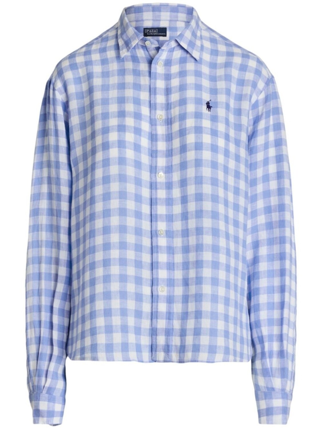 

Polo Ralph Lauren рубашка в клетку гингем, синий