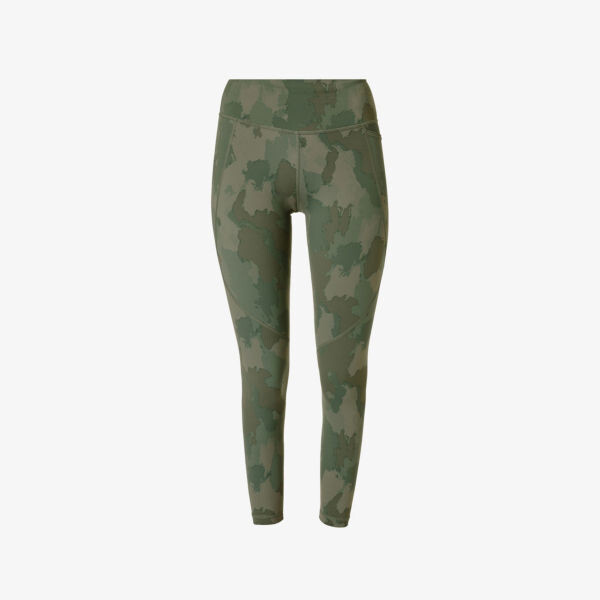 

Леггинсы Power 7/8 из эластичной ткани с камуфляжным принтом Sweaty Betty, зеленый