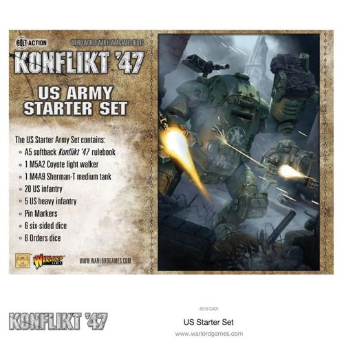 

Фигурки Us Konflikt ’47 Starter Set Warlord Games