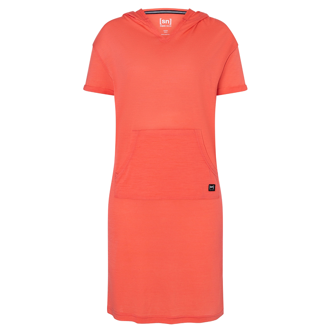 Платье Super Natural Women's Hooded Dress, цвет Living Coral