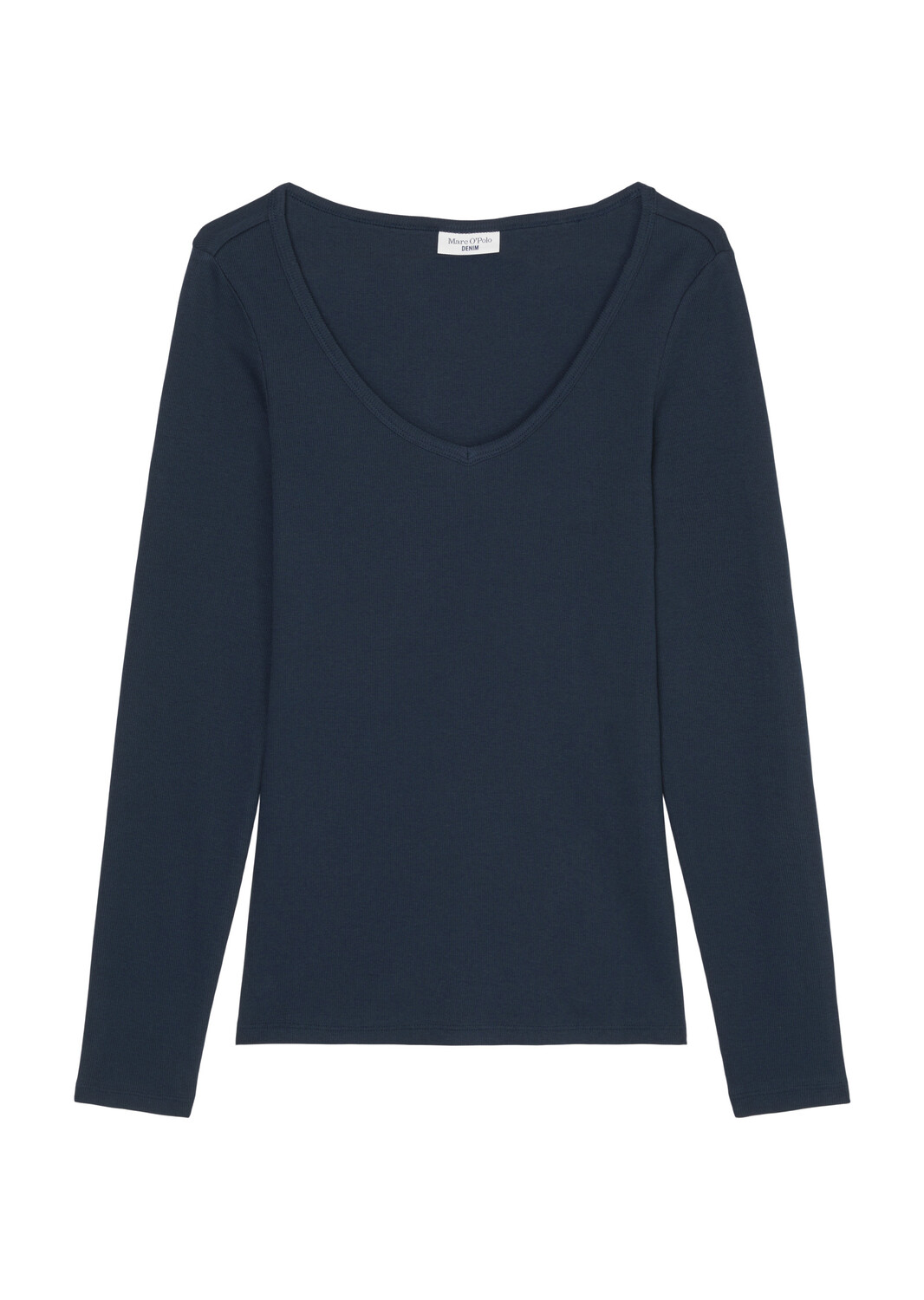 

Лонгслив Marc O'Polo slim, цвет navy teal