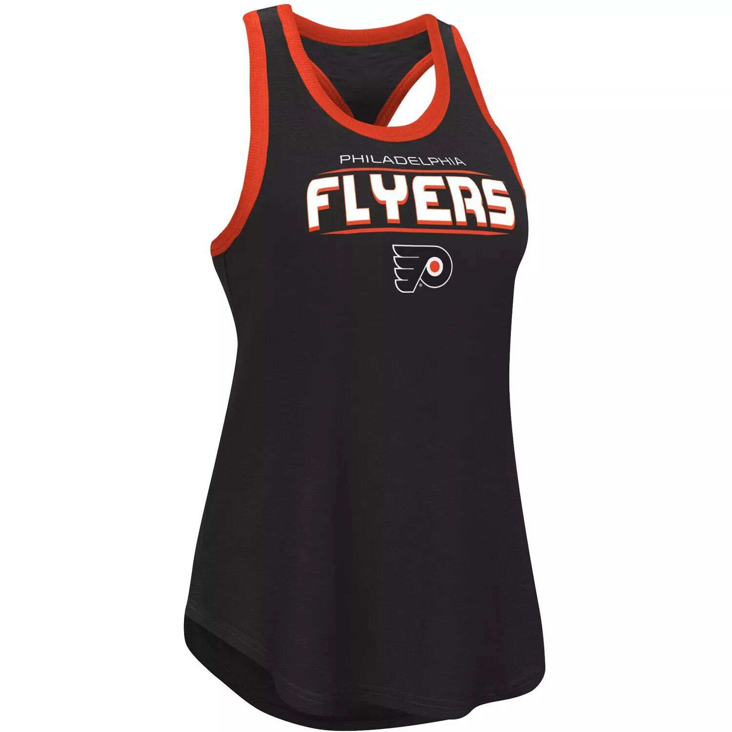 

Женская черная майка G-III Sports от Carl Banks Philadelphia Flyers Showdown Slub Racerback G-III, Черный