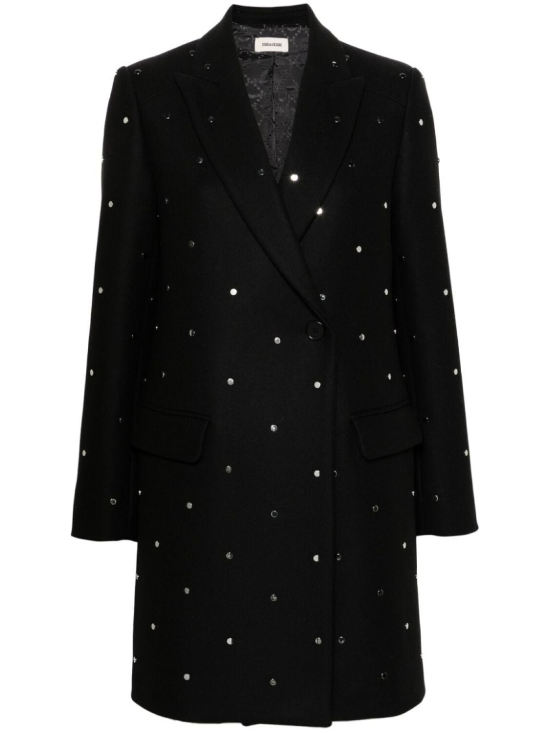 

Zadig&Voltaire блейзер Marco с заклепками, черный
