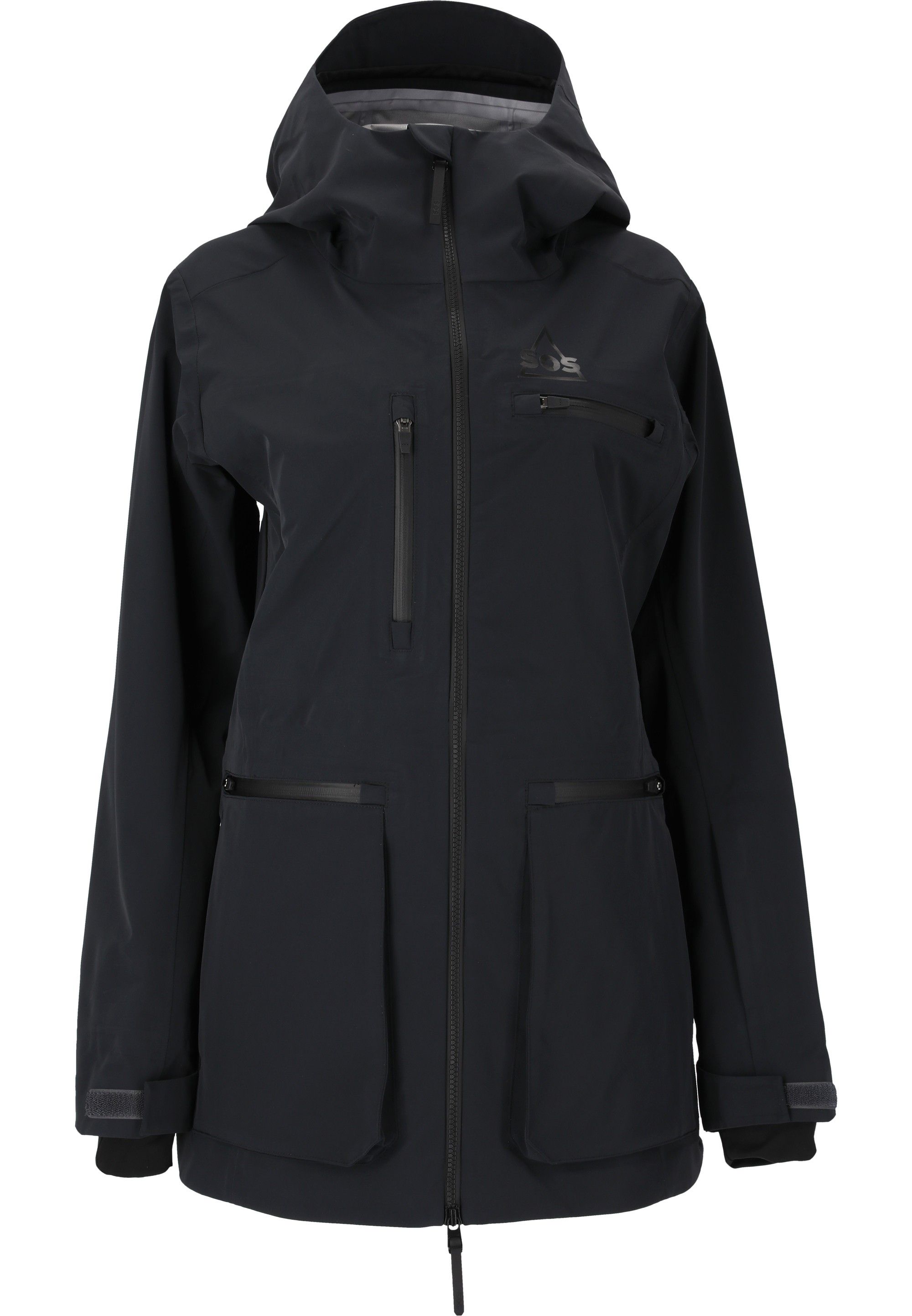 Лыжная куртка SOS Skijacke Silverton, цвет 1001 Black