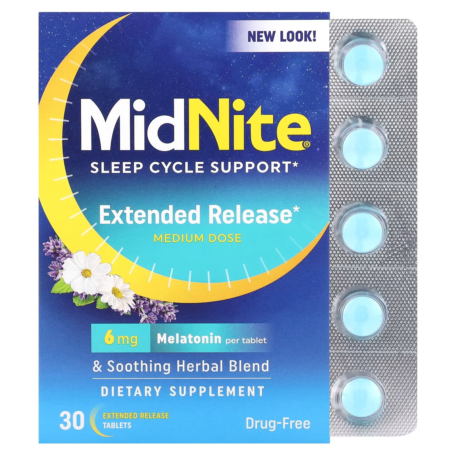 MidNite Sleep Cycle Support 30 таблеток kaged muscle sleep sr добавка для улучшения качества сна с длительным высвобождением 30 растительных капсул