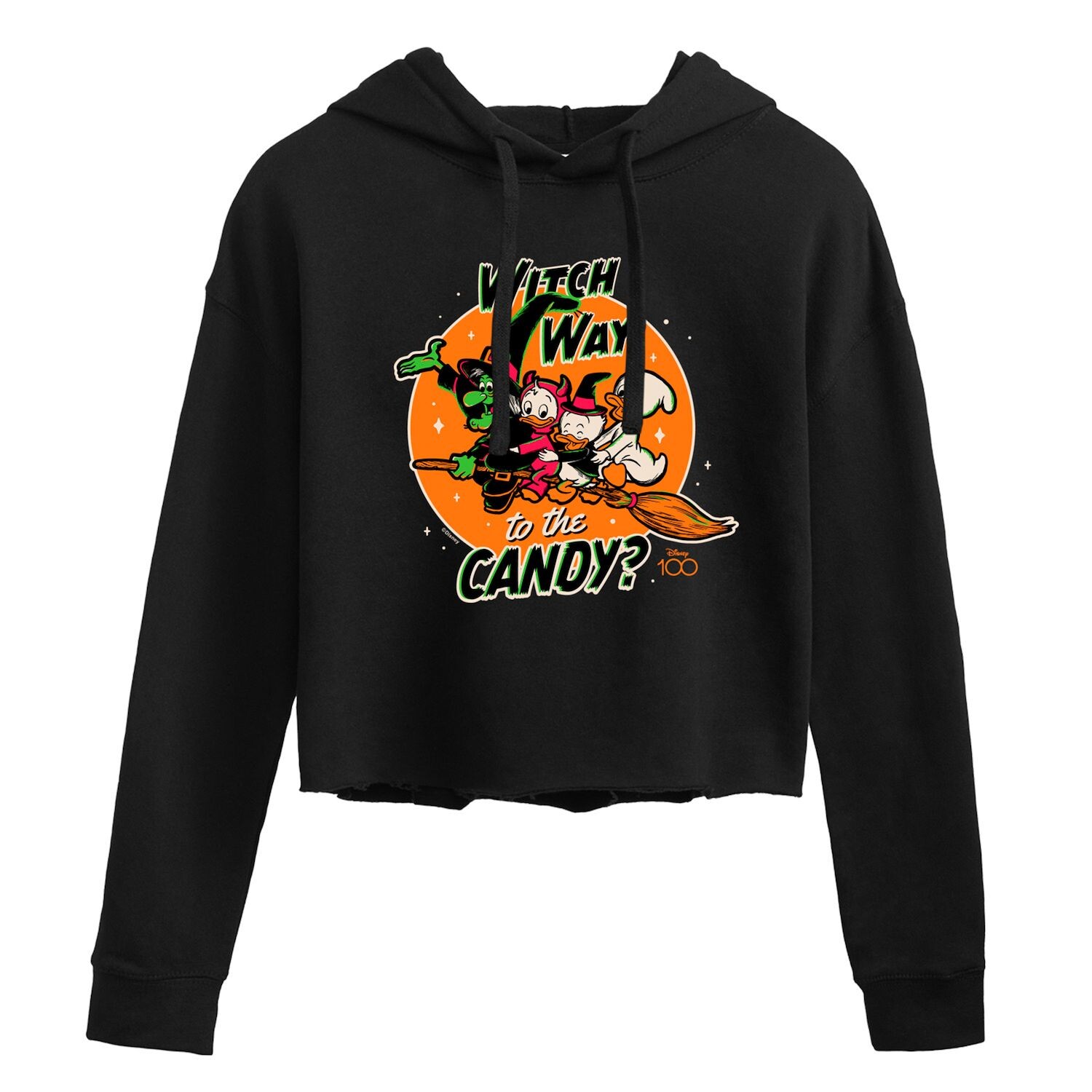 

Укороченная толстовка с рисунком Disney 100 Juniors Witch Way To The Candy Licensed Character