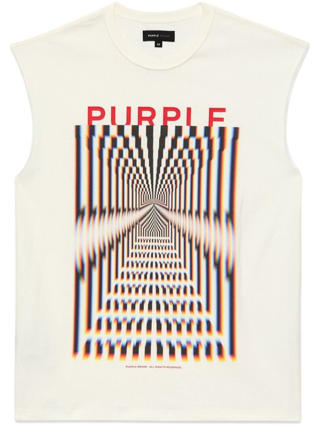 

Purple Brand облегающая футболка с графичным принтом, белый