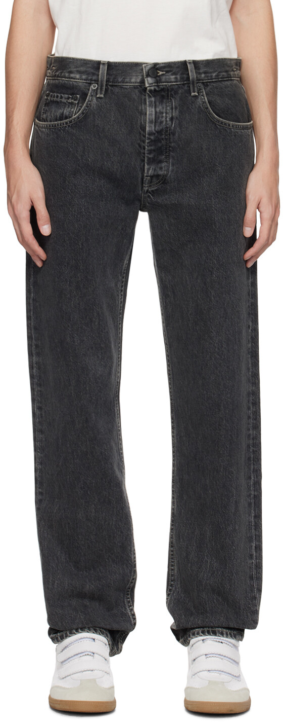 

Черные джинсы классического кроя 98 Helmut Lang