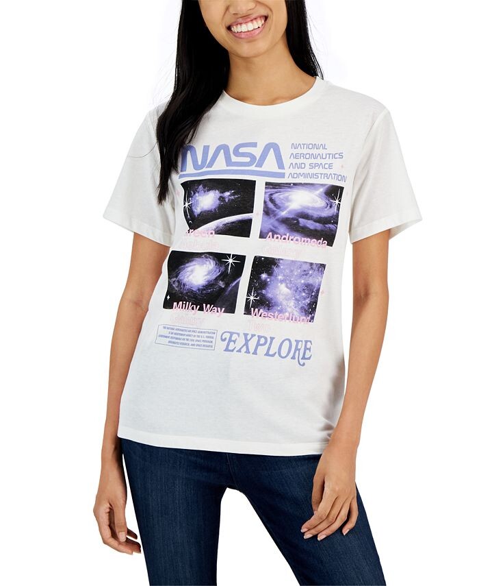 

Футболка Nasa с короткими рукавами Grayson Threads, The Label, белый