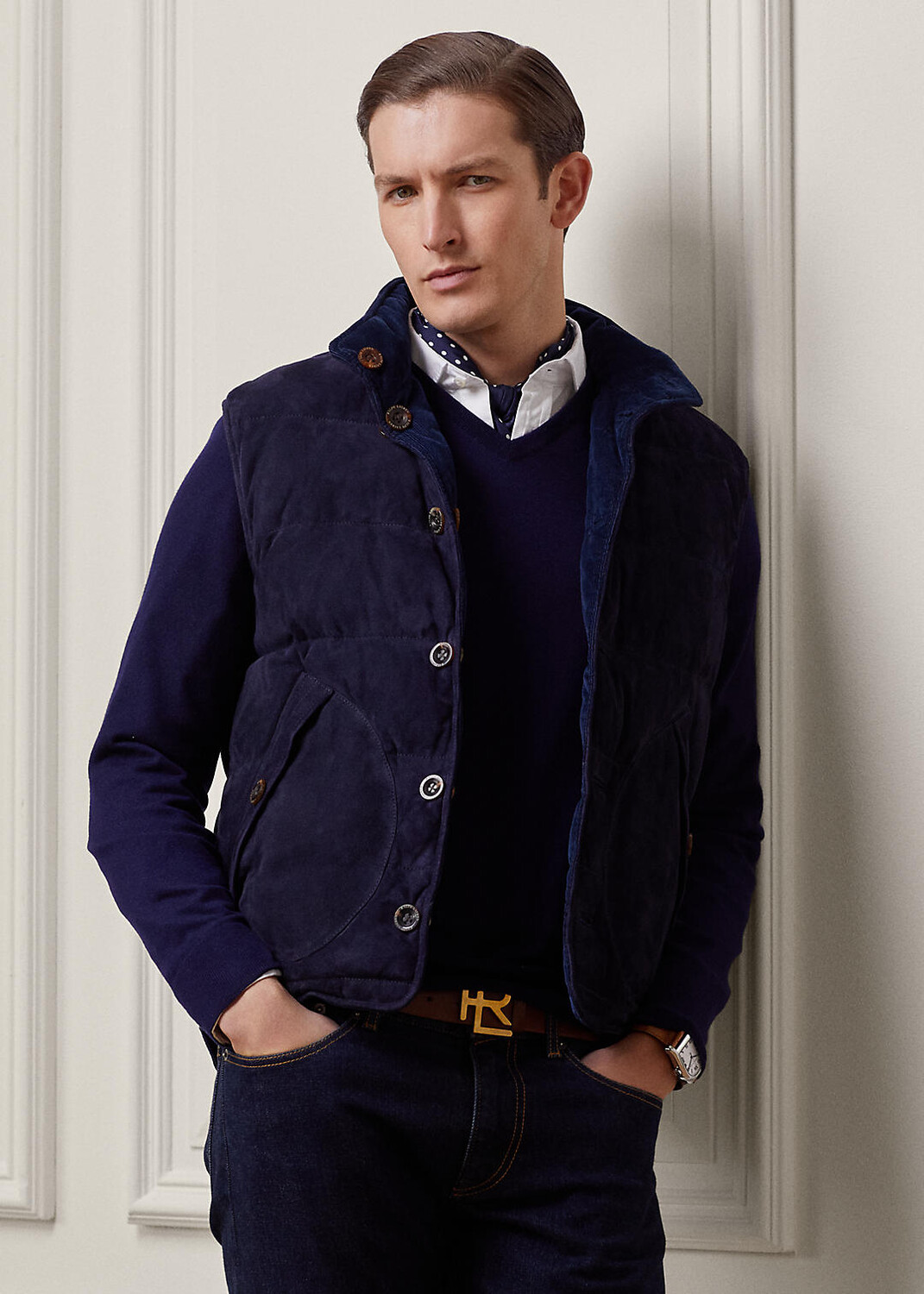 

Двусторонний пуховый жилет Mardell Ralph Lauren