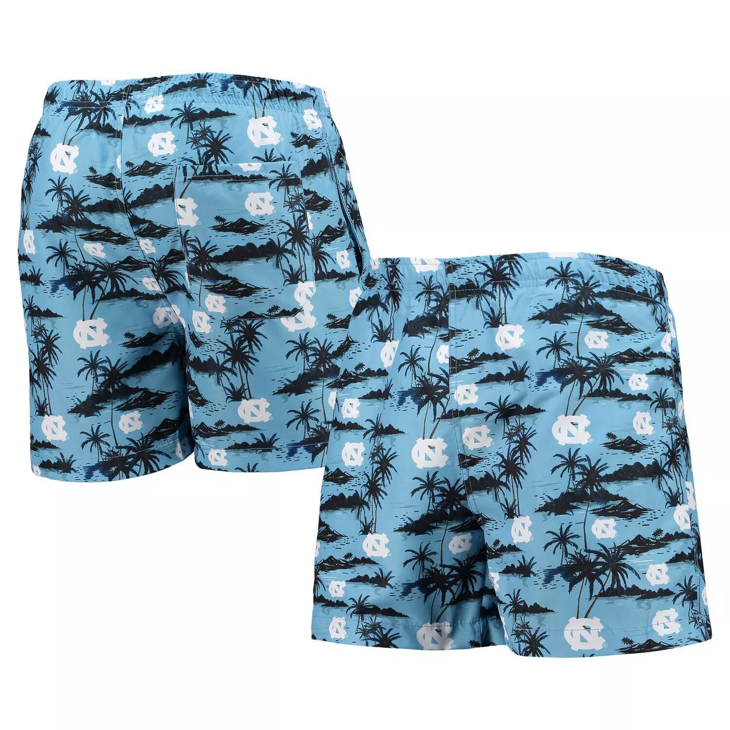 

Мужские плавки FOCO Carolina Blue North Carolina Tar Heels Island Palm