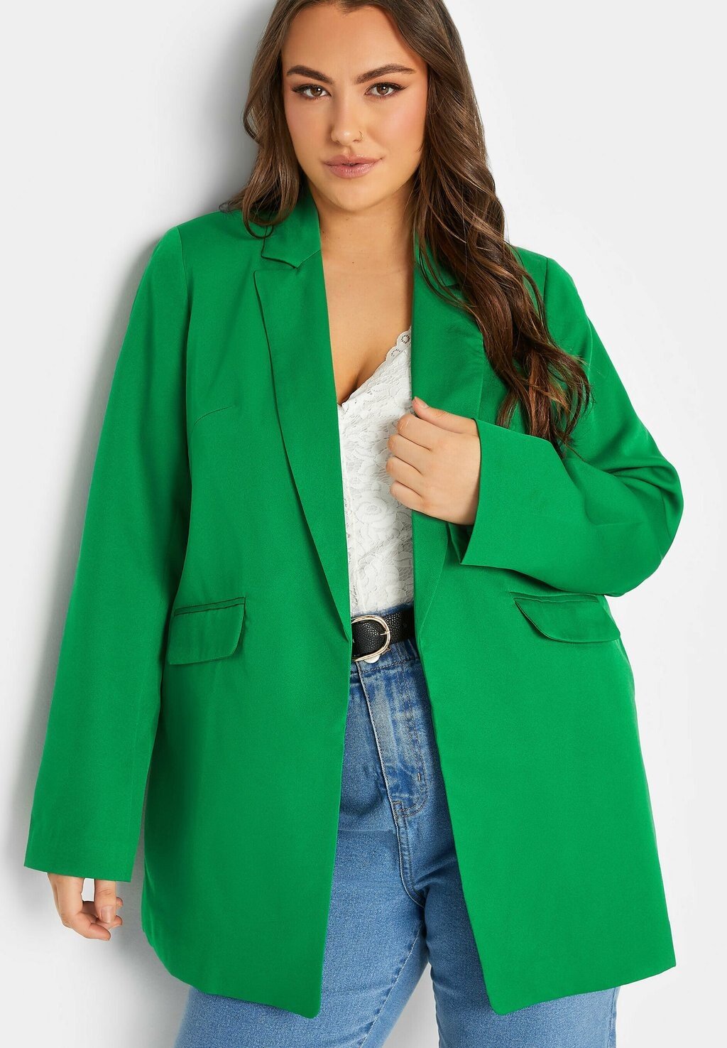 

Короткое пальто Yours Clothing, зеленый
