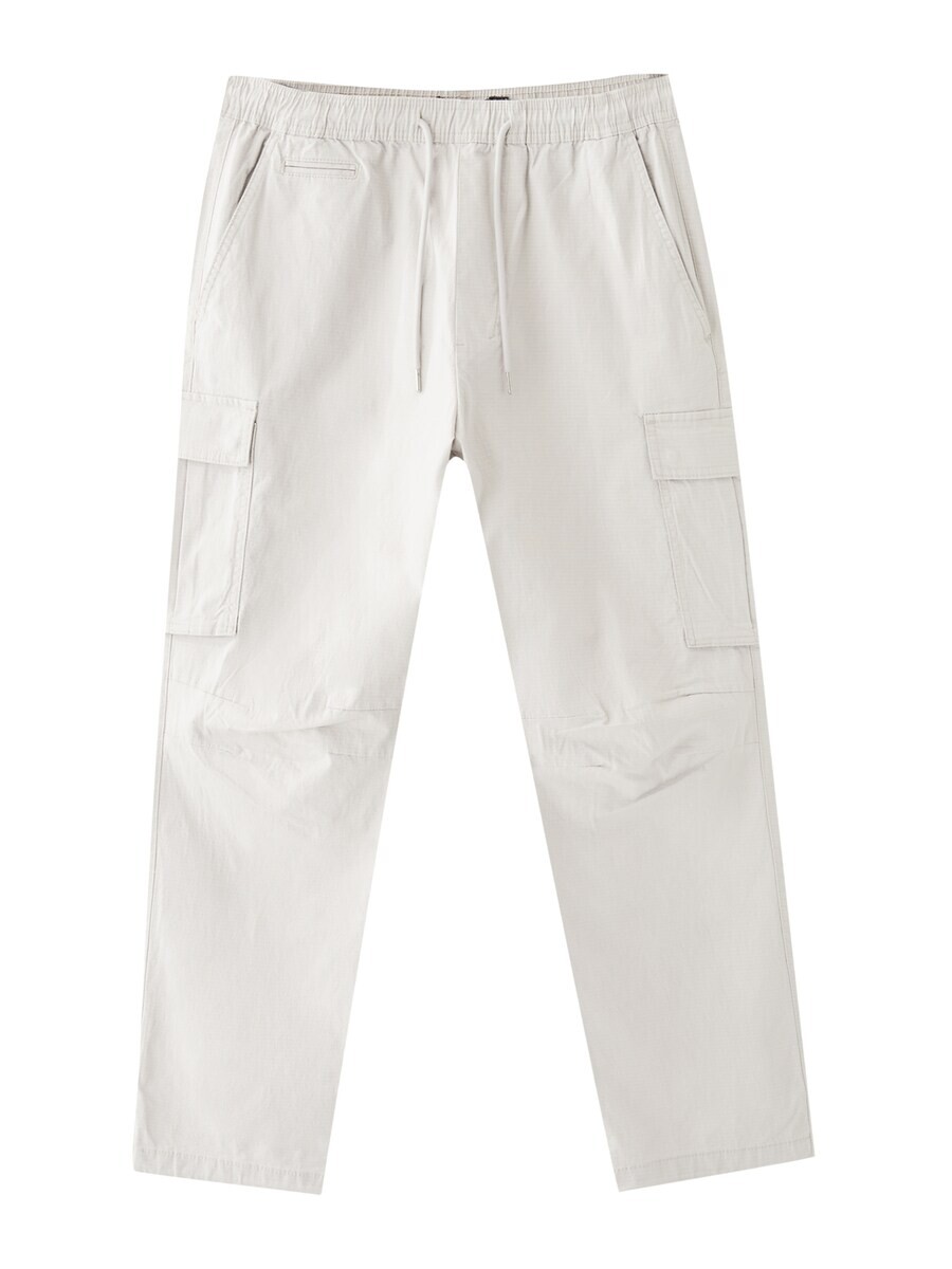 

Брюки Pull&Bear Loose fit Cargo Pants, светло-серый