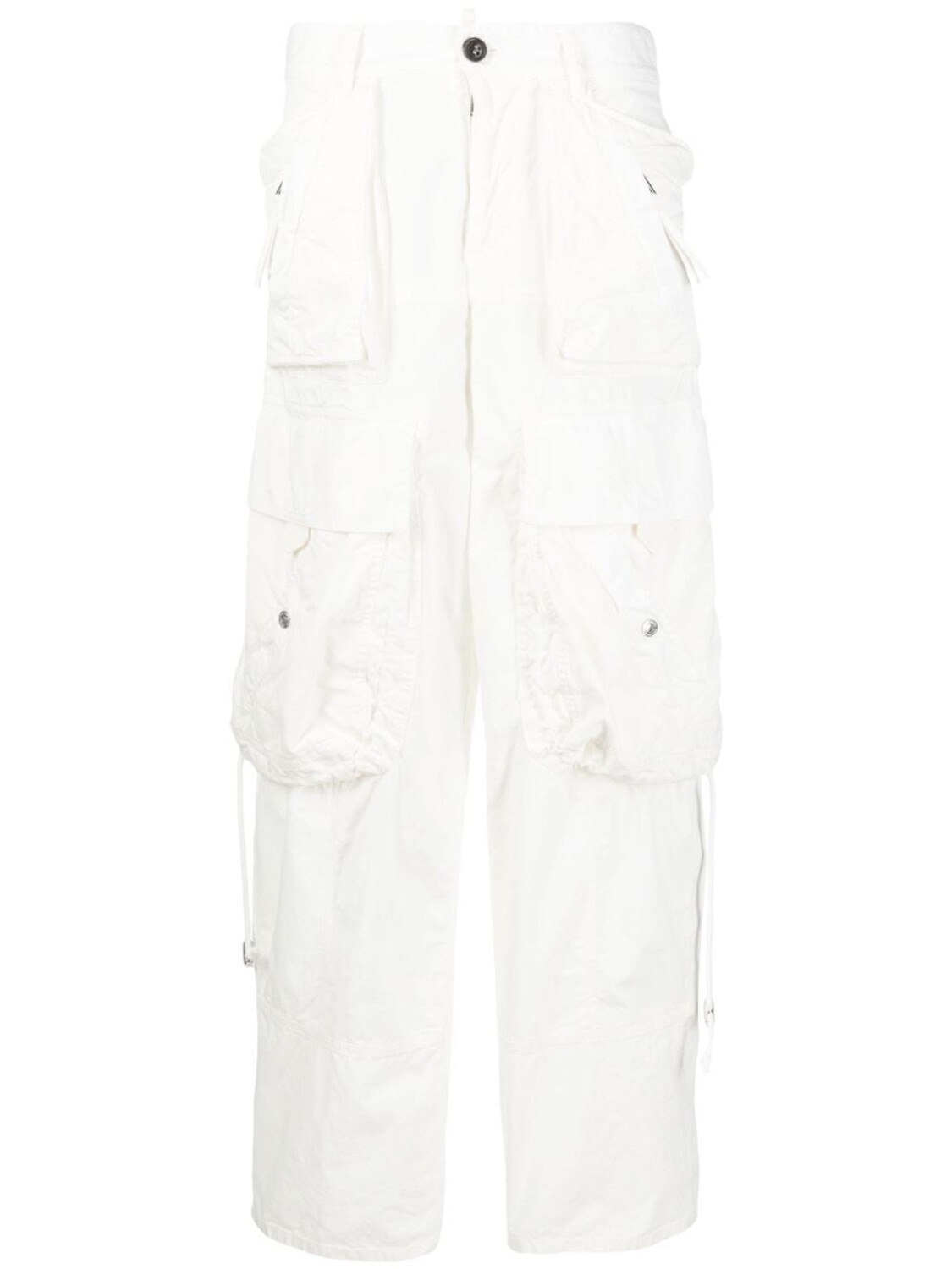 

Dsquared2 multi-pocket cargo trousers, белый